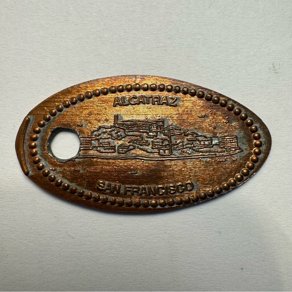 Alcatraz San Francisco Pressed Souvenir Penny – Collectible